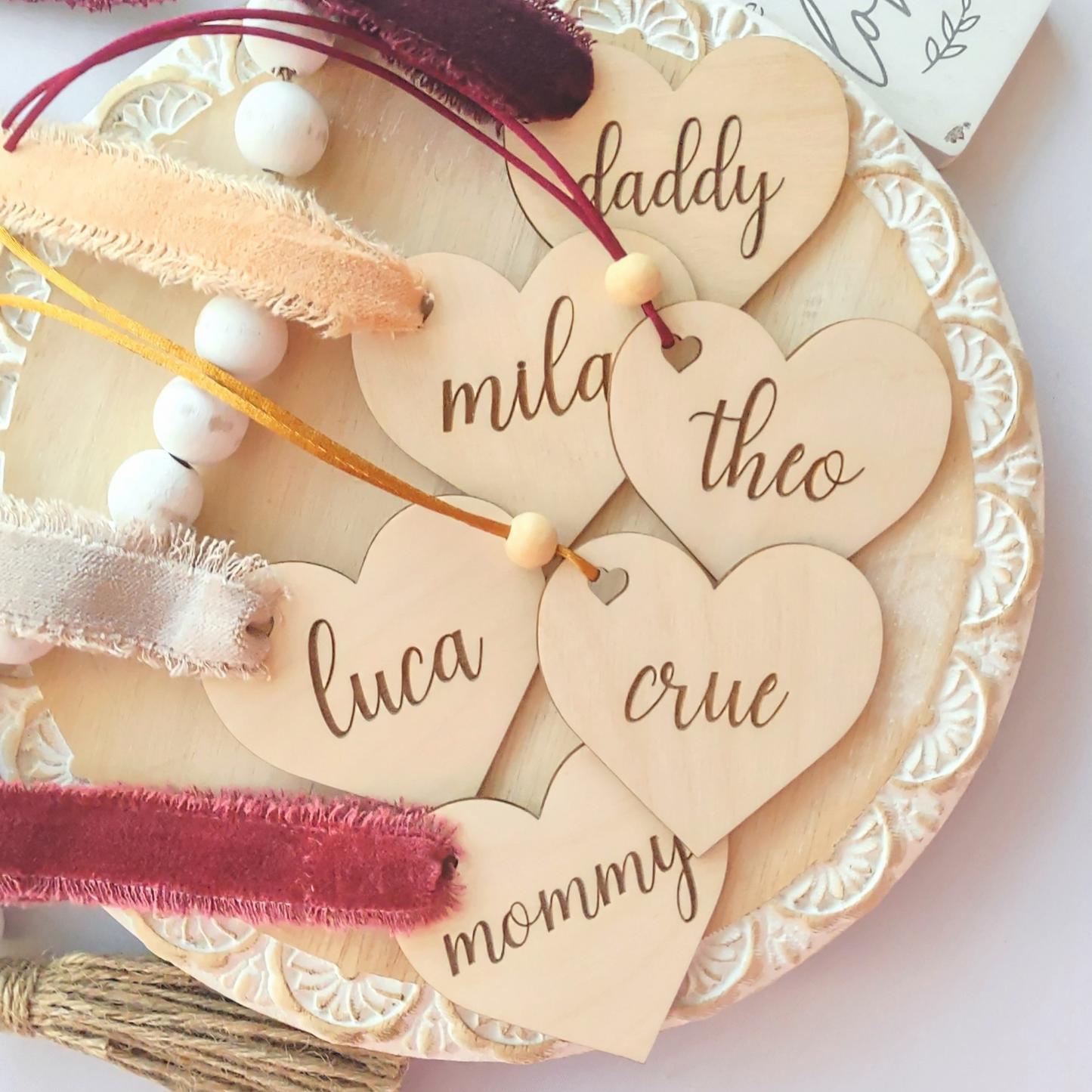 Love Basket Tags