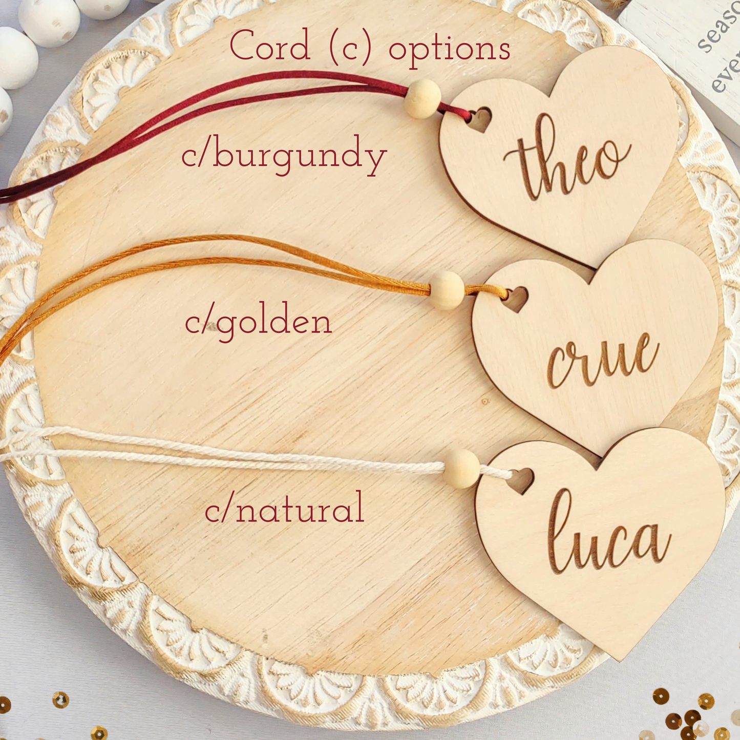 Love Basket Tags