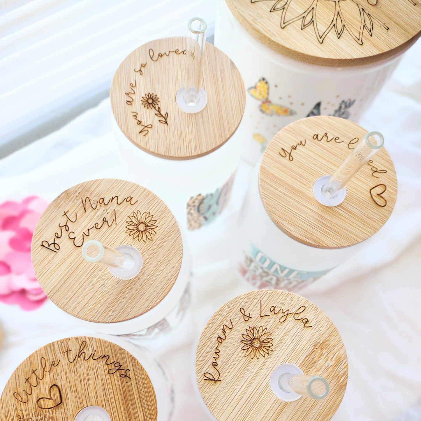16oz Personalized Mama Frosted Cup