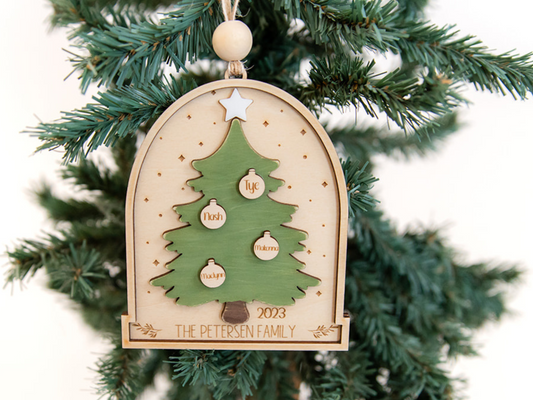 Family Tree Christmas Ornament