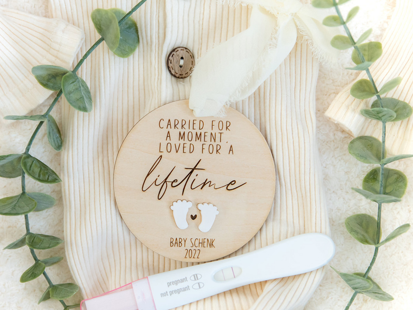 Miscarriage Christmas Ornament - Baby Loss Memorial Keepsake