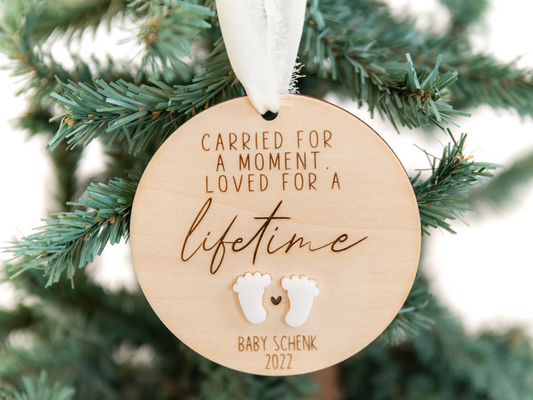 Miscarriage Christmas Ornament - Baby Loss Memorial Keepsake