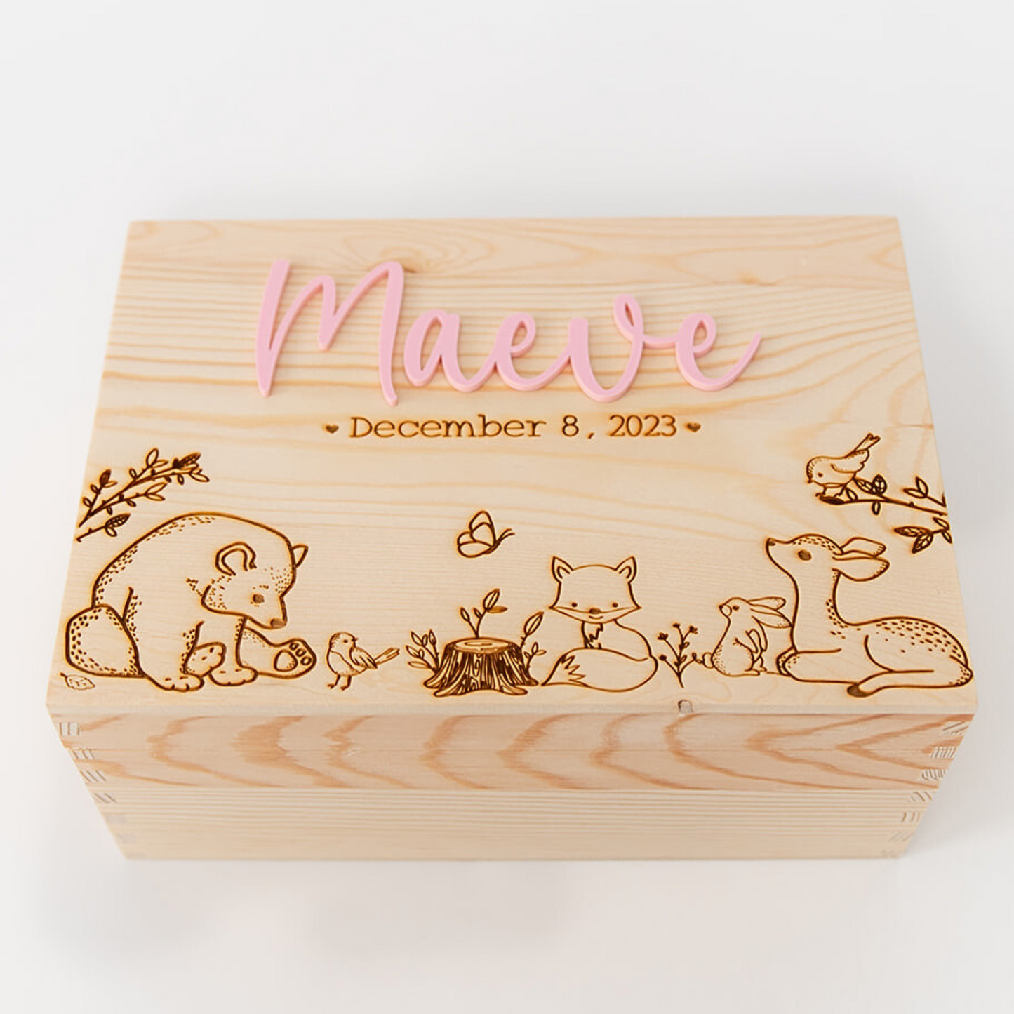 Woodland Baby Keepsake Box