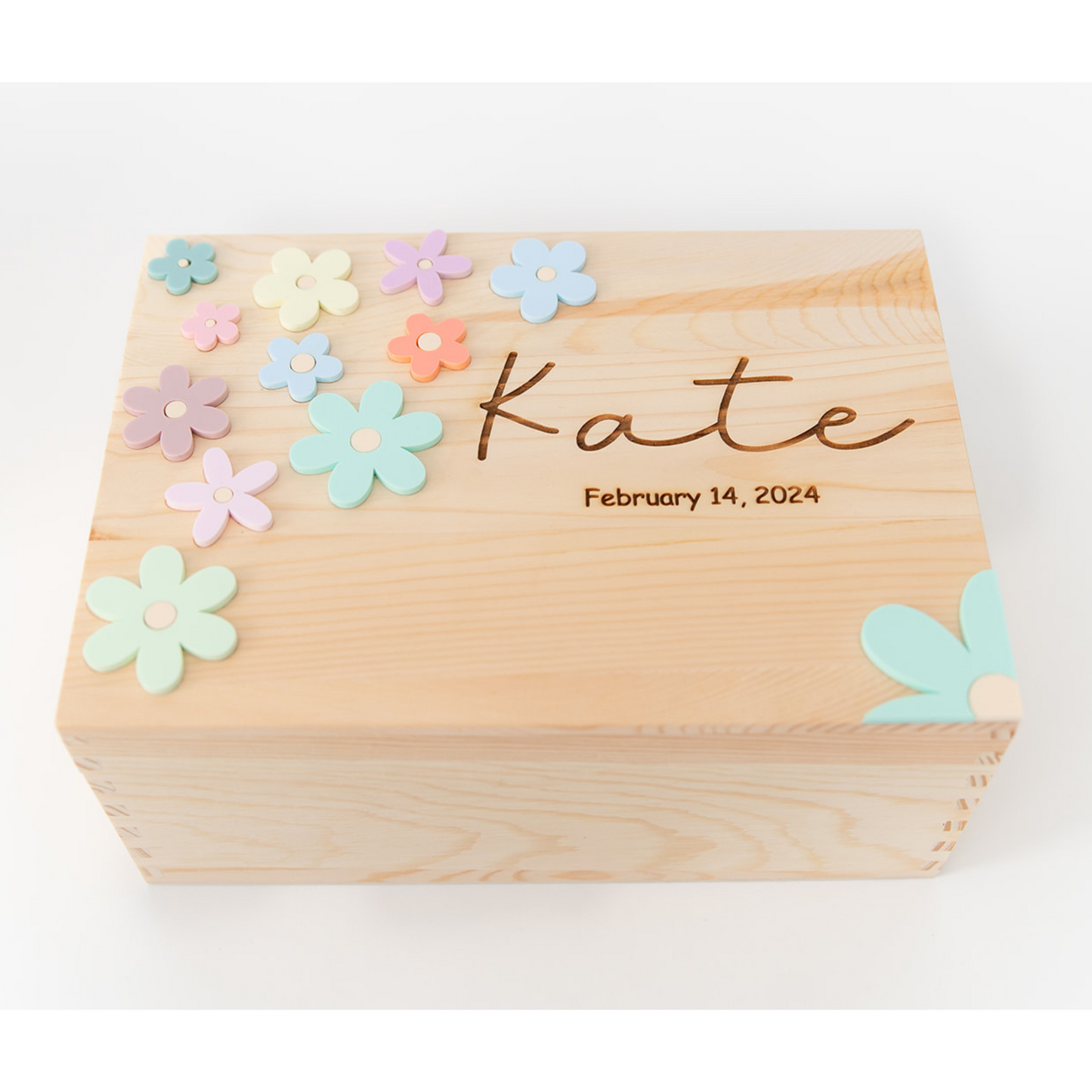 Baby Keepsake Box | Baby in Bloom (Acrylic)