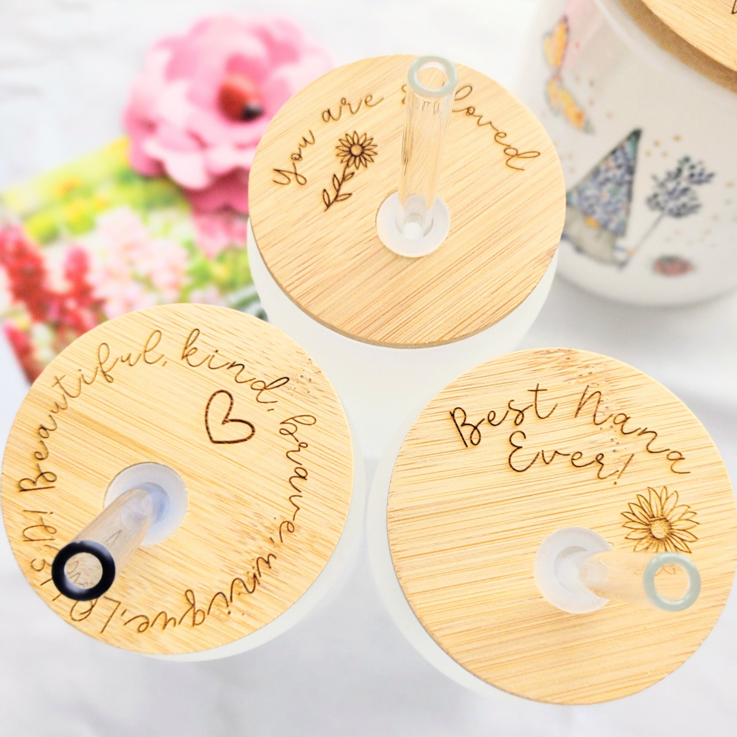 16oz Personalized Mama Frosted Cup