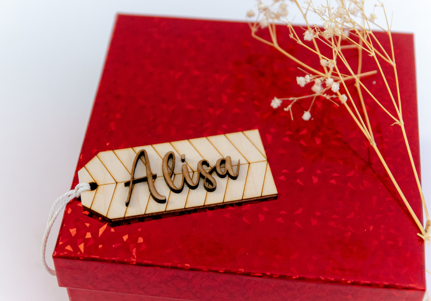 Personalized Wooden Stocking Tag