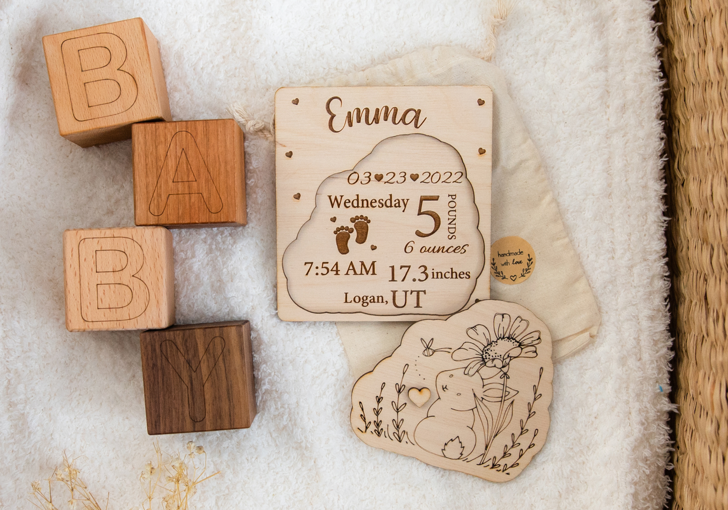 Bunny | Baby Birth Stats Puzzle