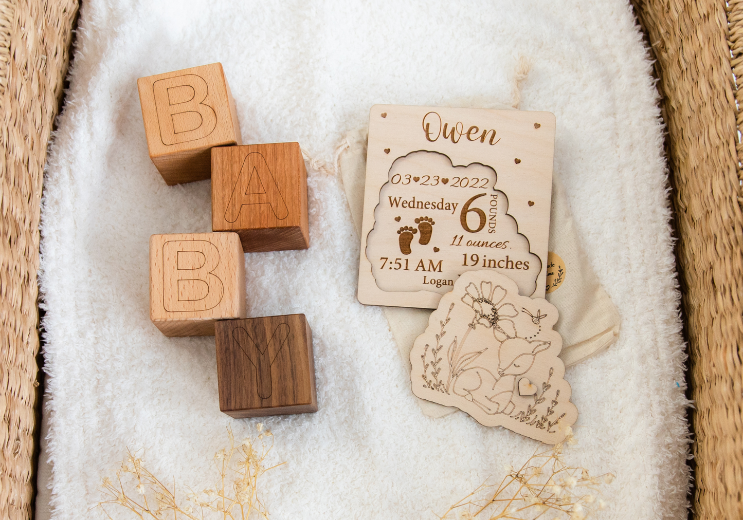 Deer | Baby Birth Stats Puzzle