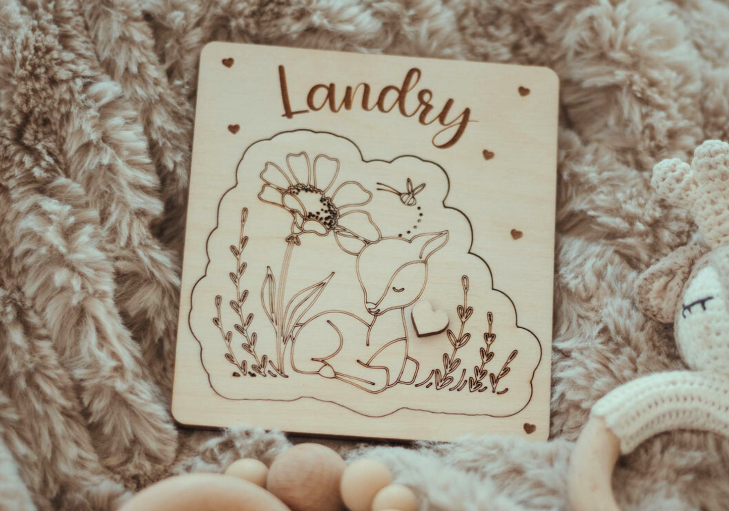 Deer | Baby Birth Stats Puzzle