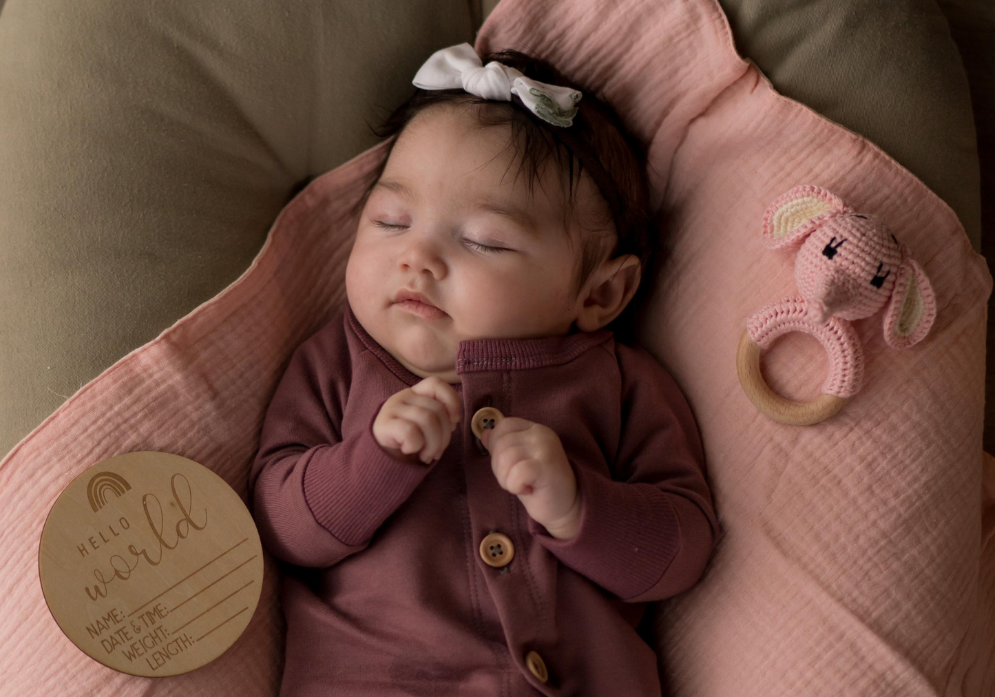 Handmade Baby Girl Set | Ellie the Elephant