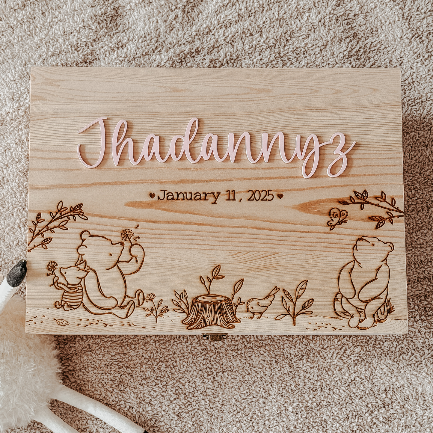 Baby Keepsake Box | Winnie-The-Pooh Inspired