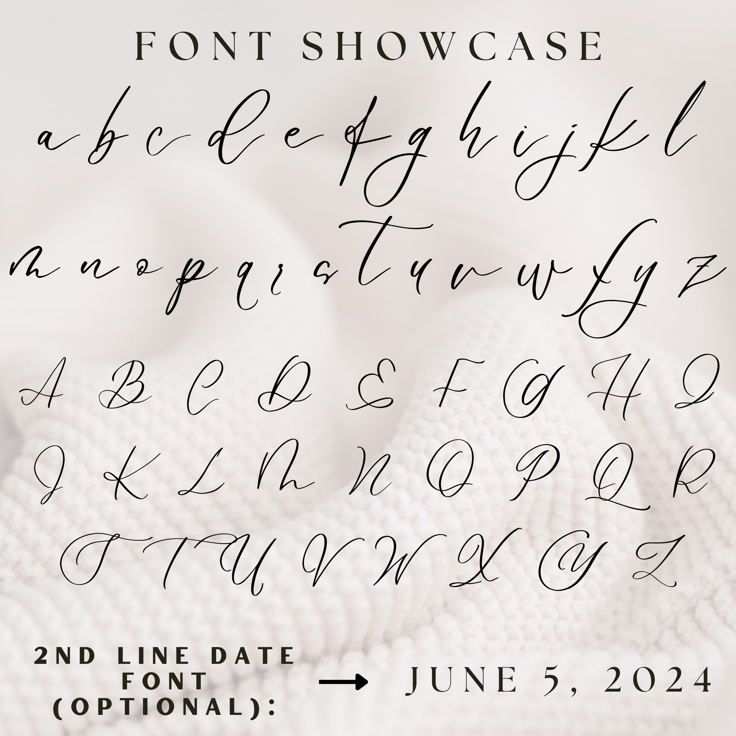 Baby Keepsake Box | Handwriting Minimalistic Design