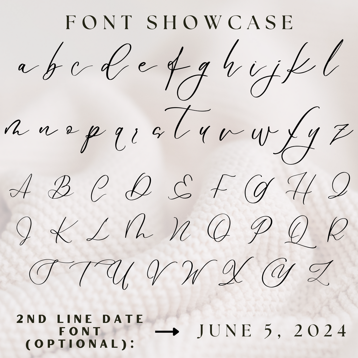 Font options for personalized engraved baby keepsake box