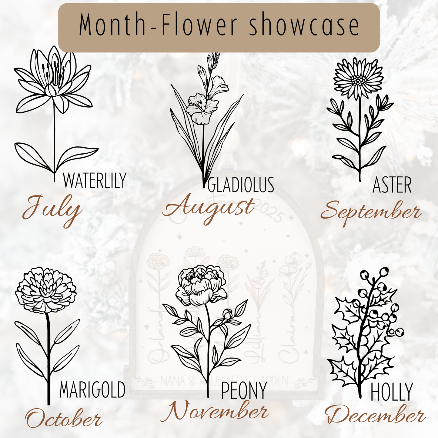 Grandma's Garden Ornament