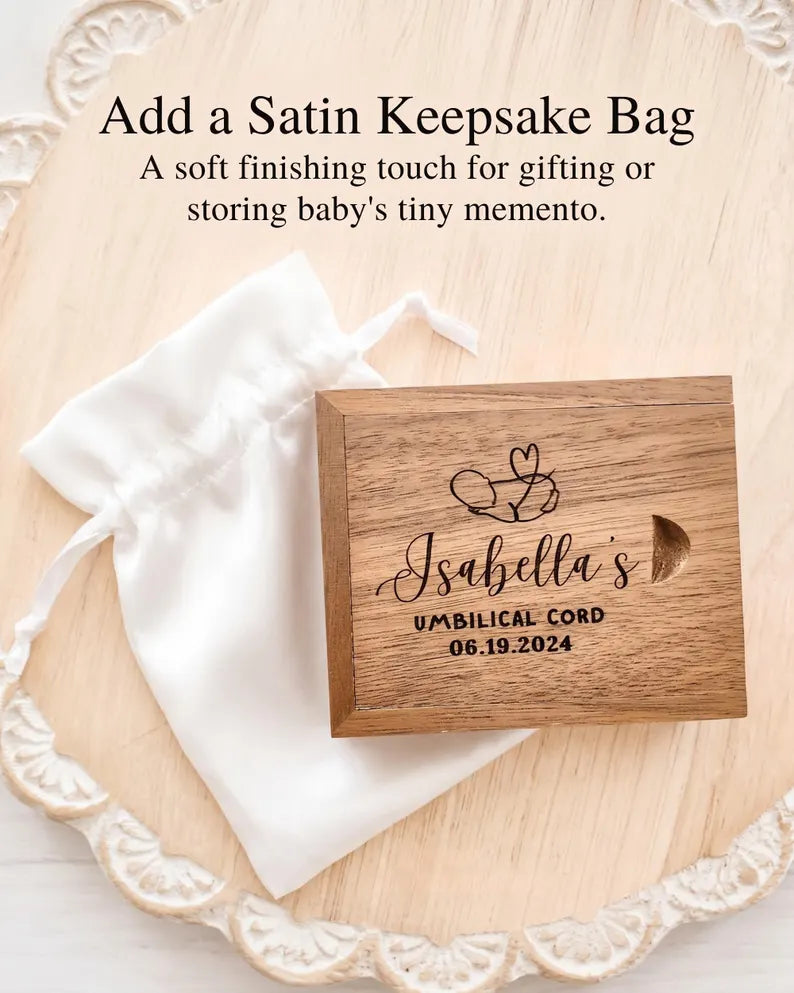 Personalized baby birth memory keepsake box ready to ship