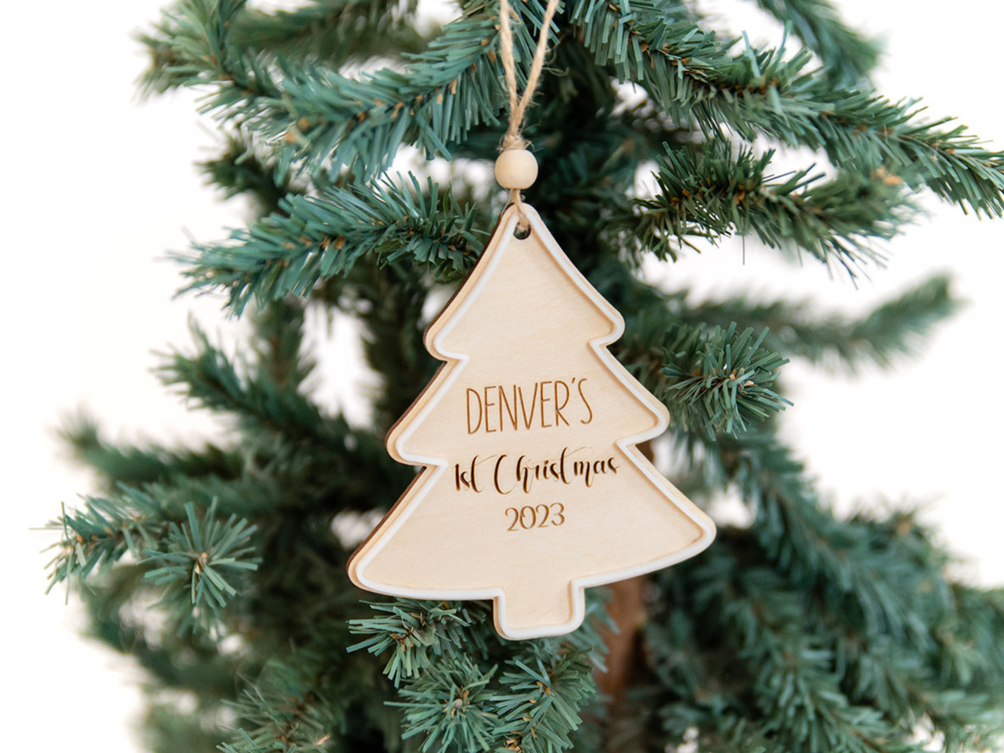 Kid's Christmas Milestone Ornament | Christmas Tree