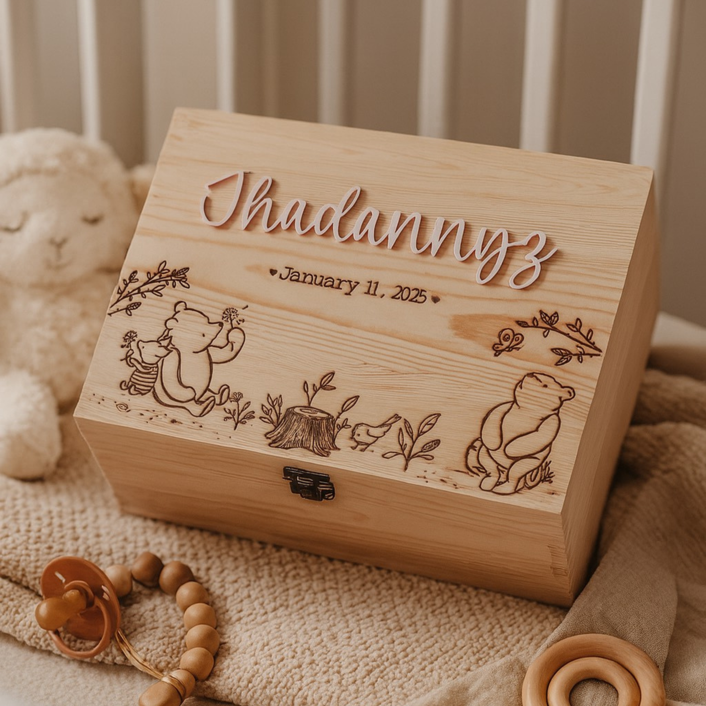 Baby Keepsake Box | Winnie-The-Pooh Inspired