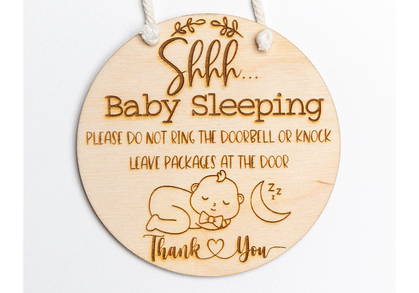 Shhh! Baby's Sleeping Sign