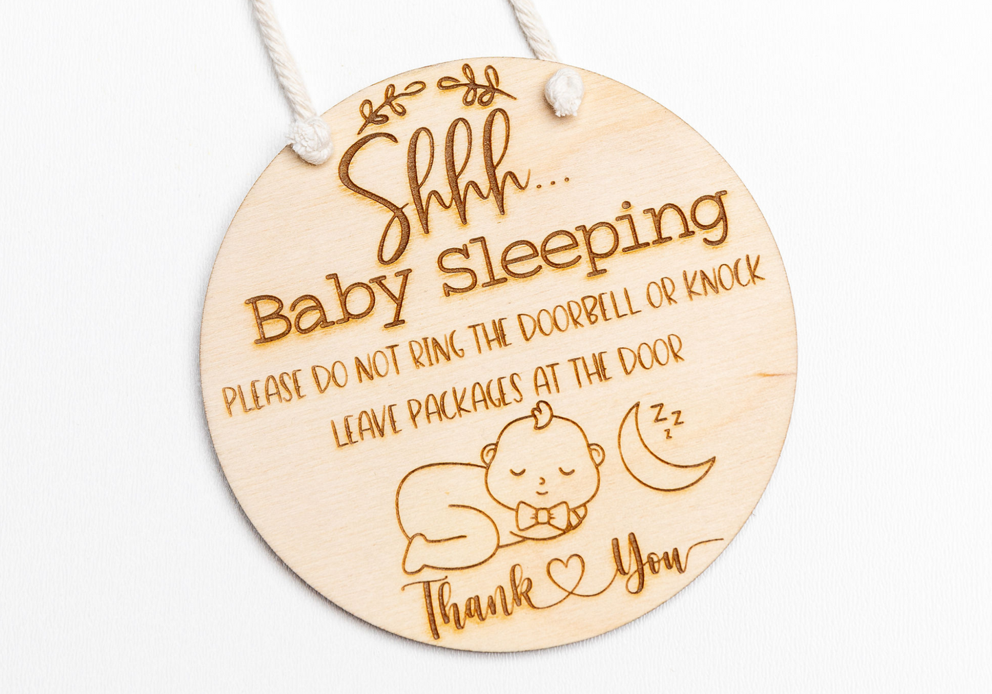 Shhh! Baby's Sleeping Sign