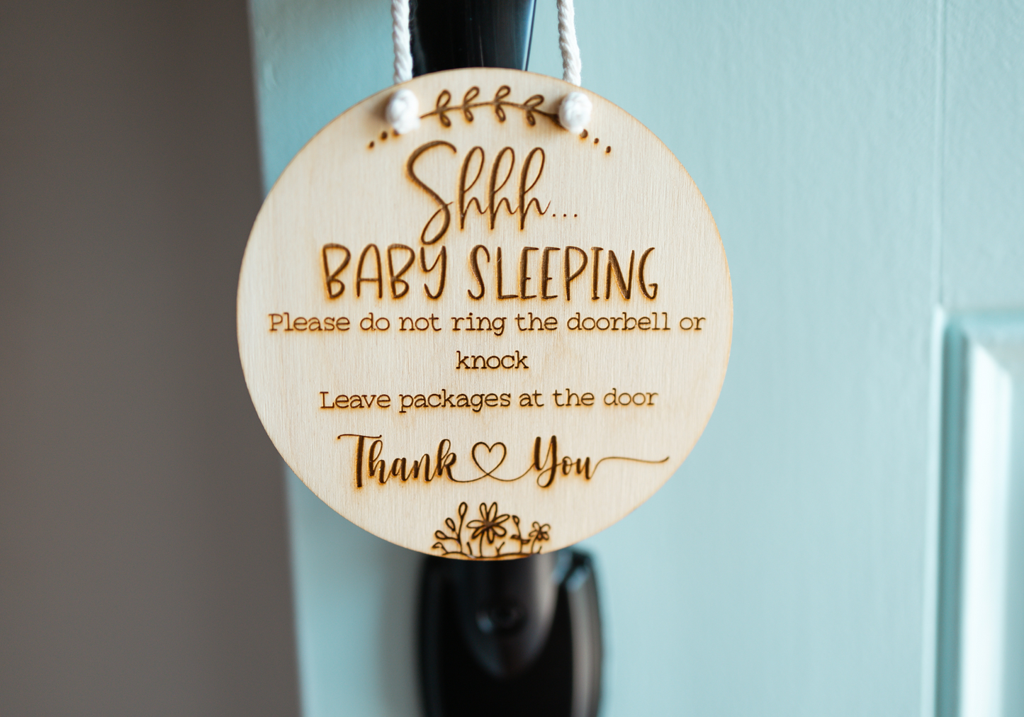 Shhh! Baby's Sleeping Sign