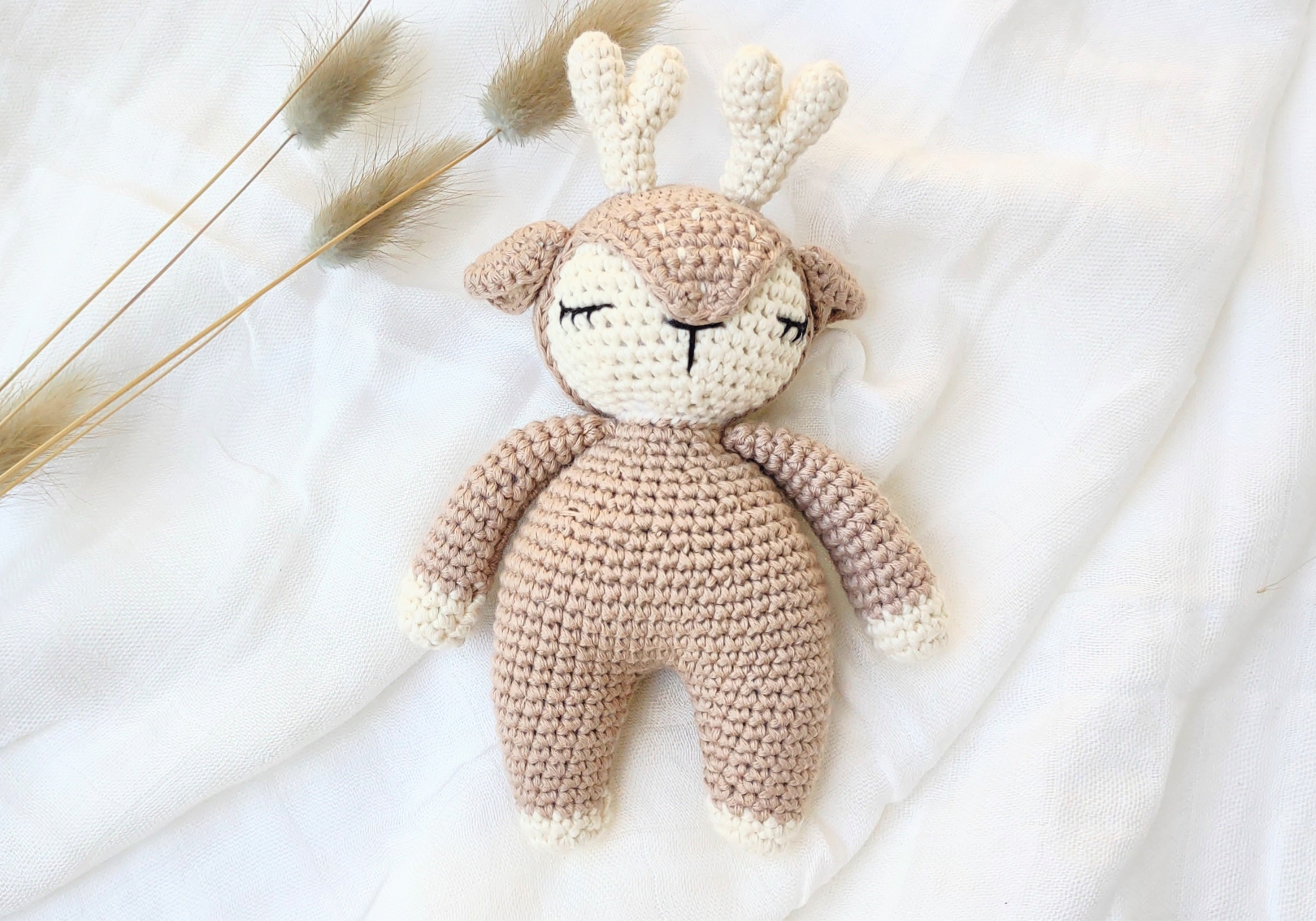 Weloille Santa Claus Crochet Cute Deer Christmas, Crochet Kit For Beginners  Kids, Infant Knitted Doll, Toy For Kids Boys Girls 
