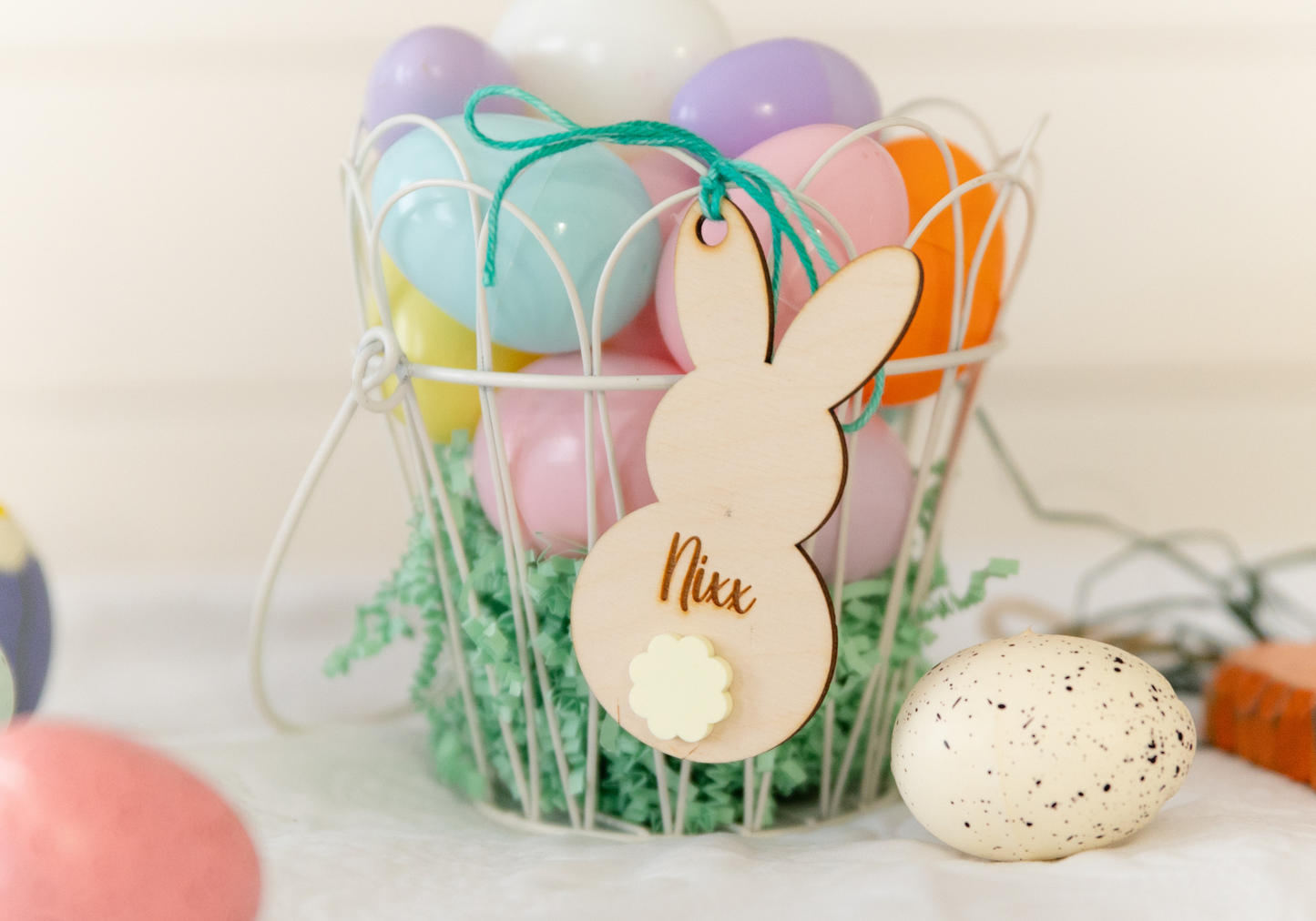 Personalized Bunny Tags For Kids