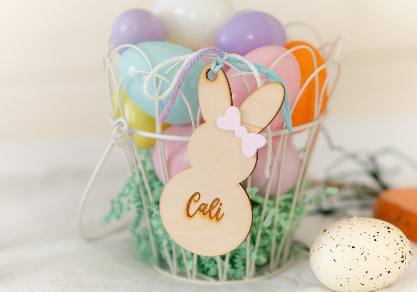 Personalized Bunny Tags For Kids