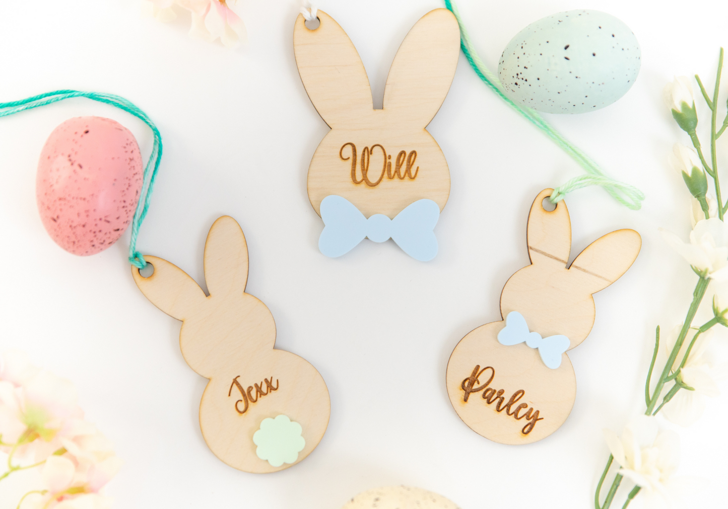 Personalized Bunny Tags For Kids