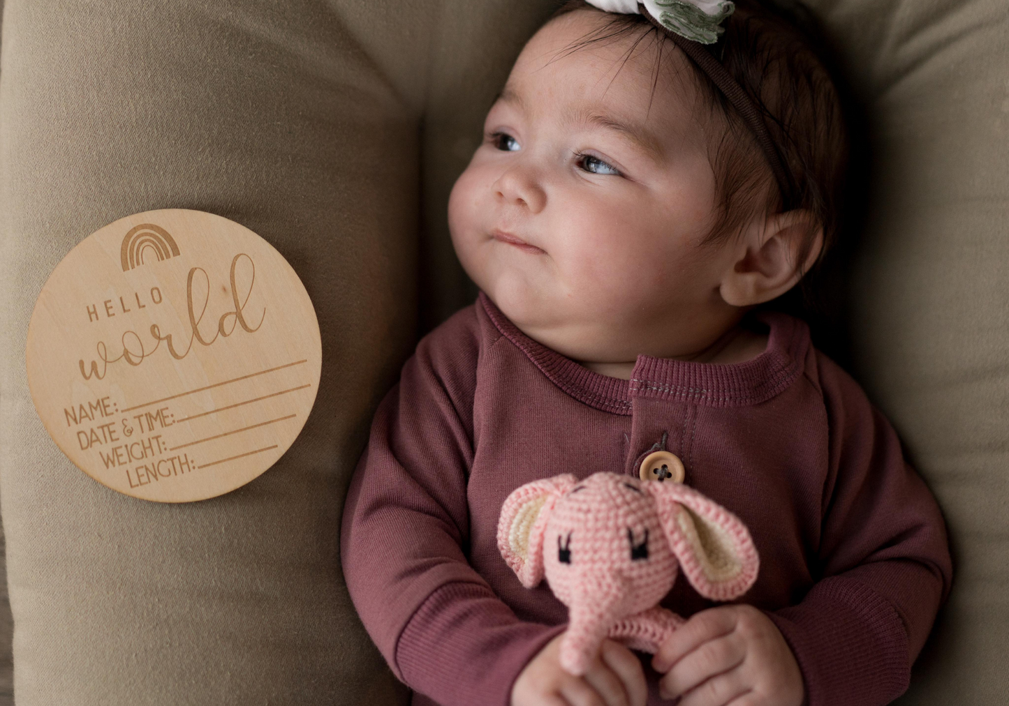 Handmade Baby Girl Set | Ellie the Elephant