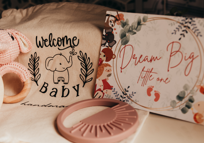 Handmade Baby Girl Set | Ellie the Elephant
