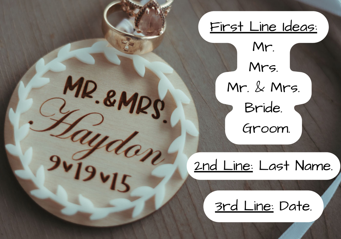 Personalized Wedding/Anniversary gift Charm